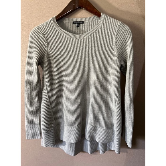 Eileen fisher Gray Ribbed Sweater - Picture 1 of 4